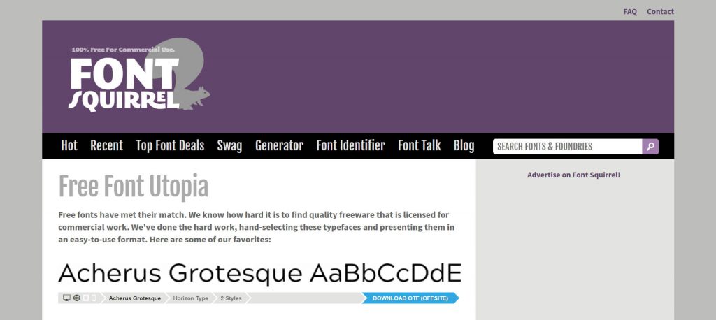 FontSquirrel FontSquirrel