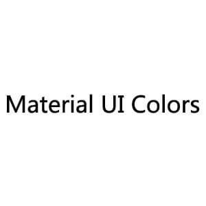 Material UI Colors