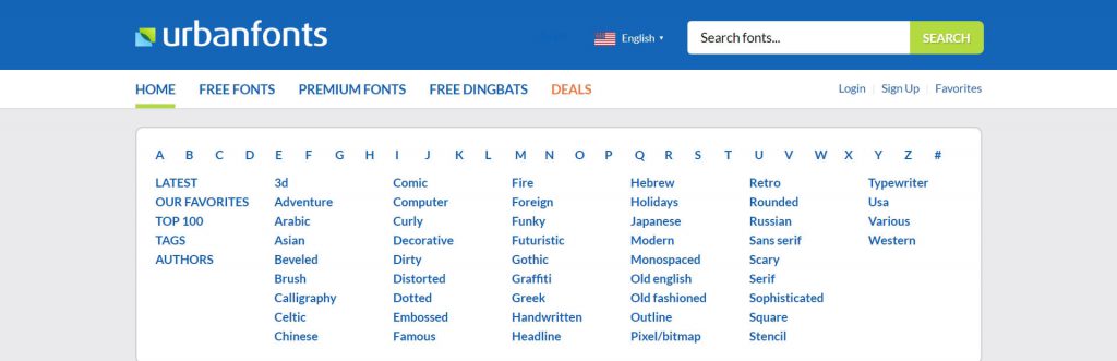 UrbanFonts